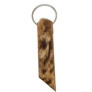 Authentic leopard skin Keychain Keyholder‎ car keyholder OS